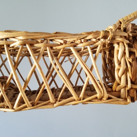 Vintage Woven Wicker Wine Chianti Holder - Picture 6 of 10